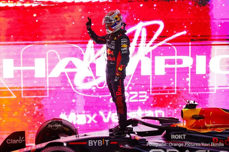 Derde wereldtitel een feit voor Max Verstappen